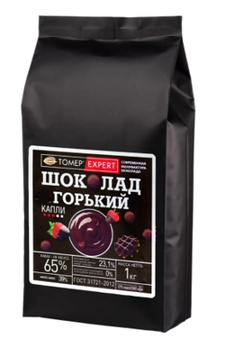 Шоколад ТомерЭксперт Горький 65% (Пакет 1кг)