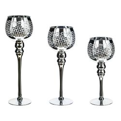 GAEM Набор из 3-х подсвечников, L38 W13 H39,5 см