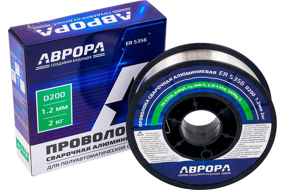 Проволока алюминиевая ER 5356 d.1.2 мм 2кг D200 40981