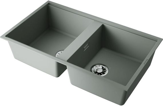 Мойка Omoikiri Kitagawa 83-2-U-WG Artceramic/wind green (арт.4993253)