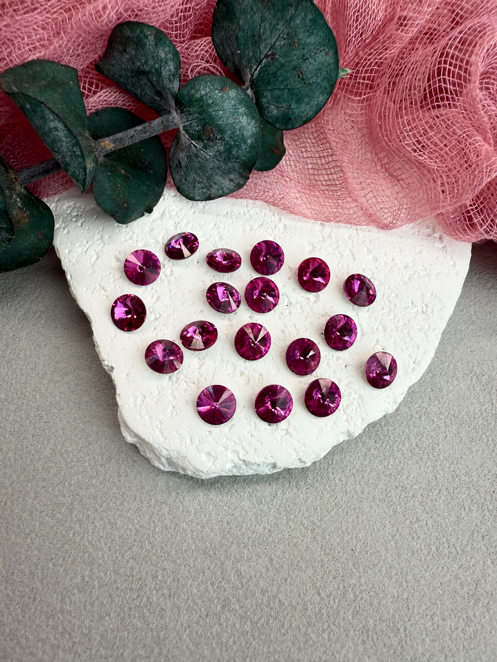 Риволь Rivoli 8 мм, Fuchsia