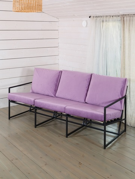 Диван (Mateo) модульный(3), Konfetti Lilac (Сирень)