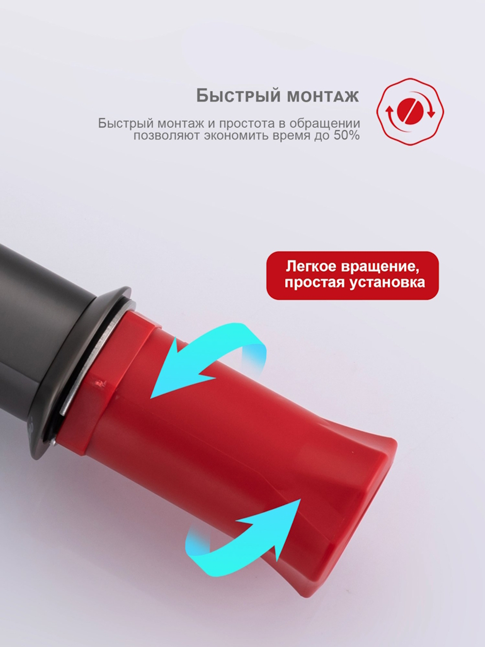 Смеситель для раковины высокий Raglo R07.15.09, графит