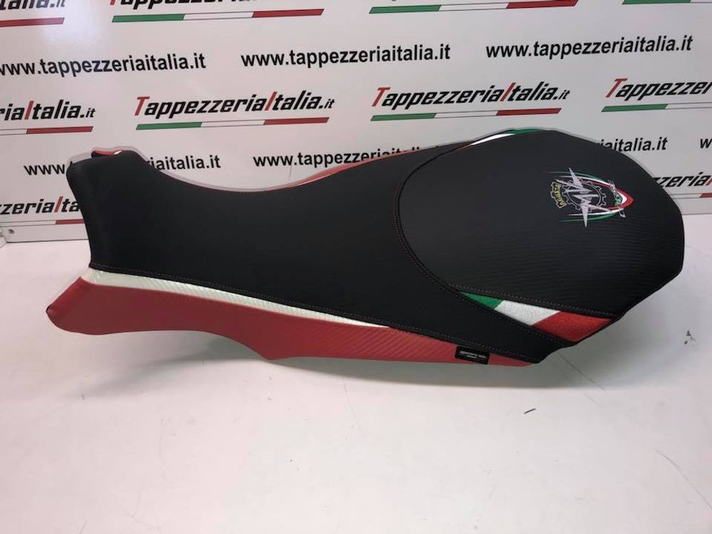 MV Agusta Rivale 800 Tappezzeria Italia чехол для сиденья Tricolore