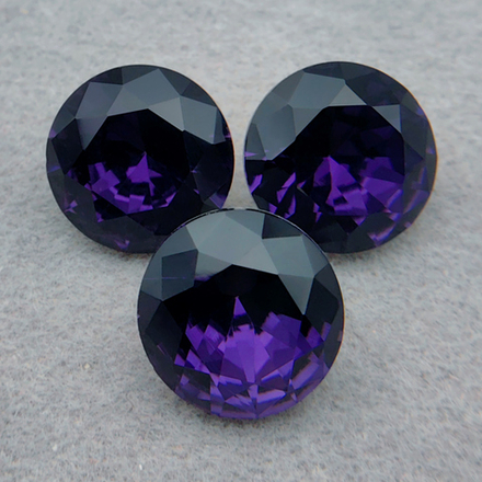 Шатон К9 с огранкой Brilliant, Purple Velvet