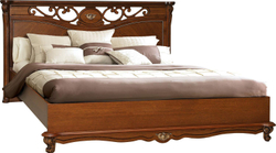 Кровать двойная «Алези» с низким изножьем