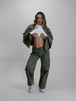 Джинсы Cargo Forest Girl (Light Green)