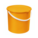 Ведро с герметичной крышкой и ручкой 3,6 л (ручка арочная) цветное