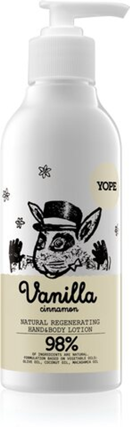 Yope Vanilla & Cinnamon - увлажняющее молочко для рук и тела /   300  ml  / GTIN 5900168900240