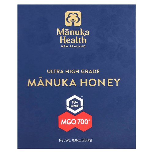 Manuka Health, Мед манука, UMF 18+, MGO700 +, 250 г (8,8 унции)