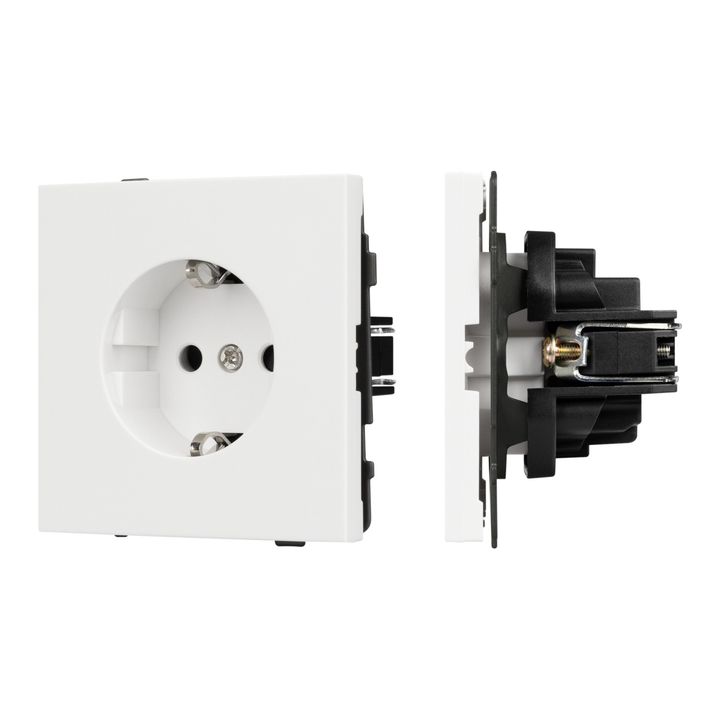 Механизм электрической розетки SCT-TENDO-MEU1-SFPL-WH (230V, 16A) Arlight 054641