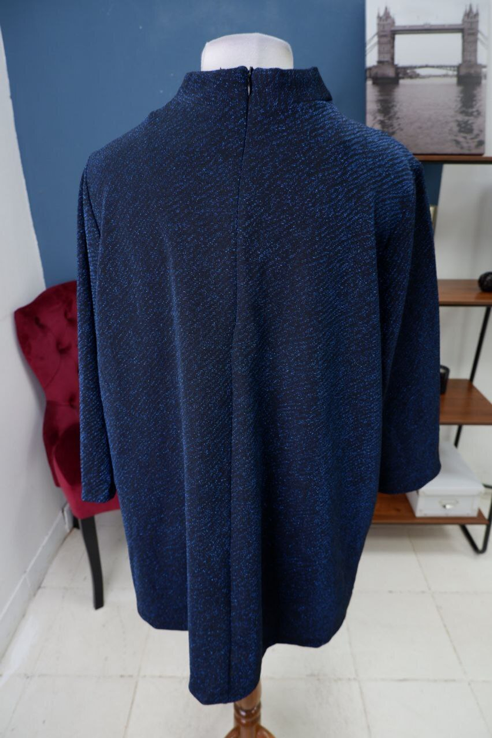 Блуза Lena Lena блестящая 54 размер