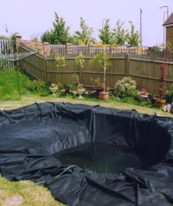 Пленка техническая полиэтиленовая 150 мкм черная (рукав 1.5*10, 30 кв.м.)