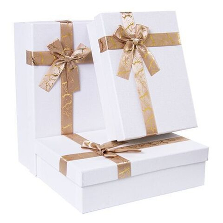 Коробка "Бант белый" 29*21*9,5
