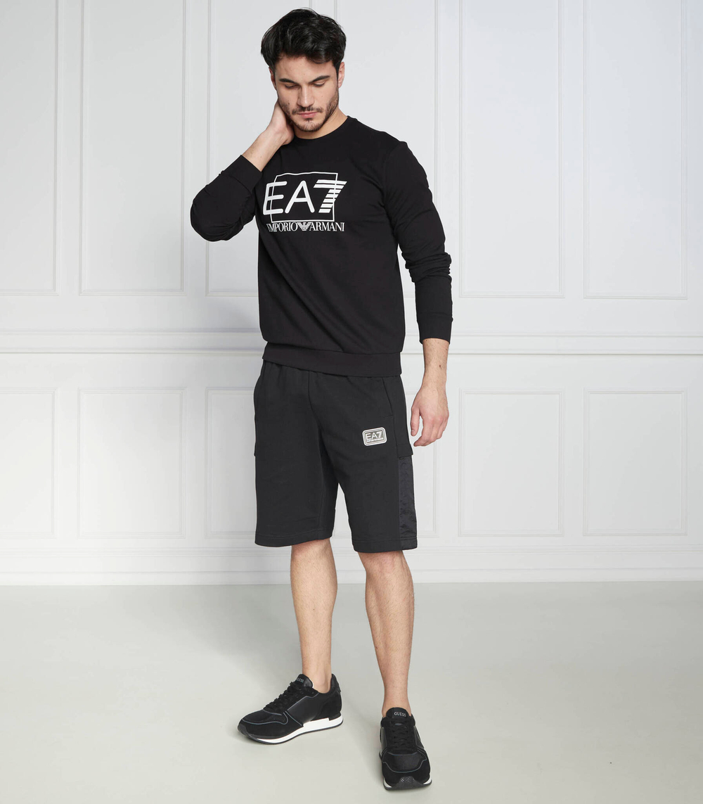 Худи EA7 - черный(3RPM60 PJ05Z)