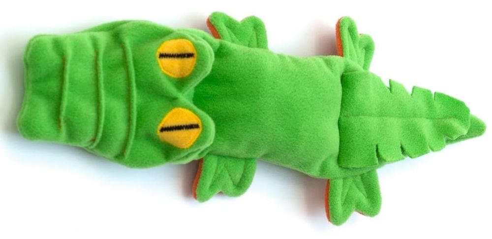 «Крокодил» с неубиваемой пищалкой, игрушка для собак OSSO Toys