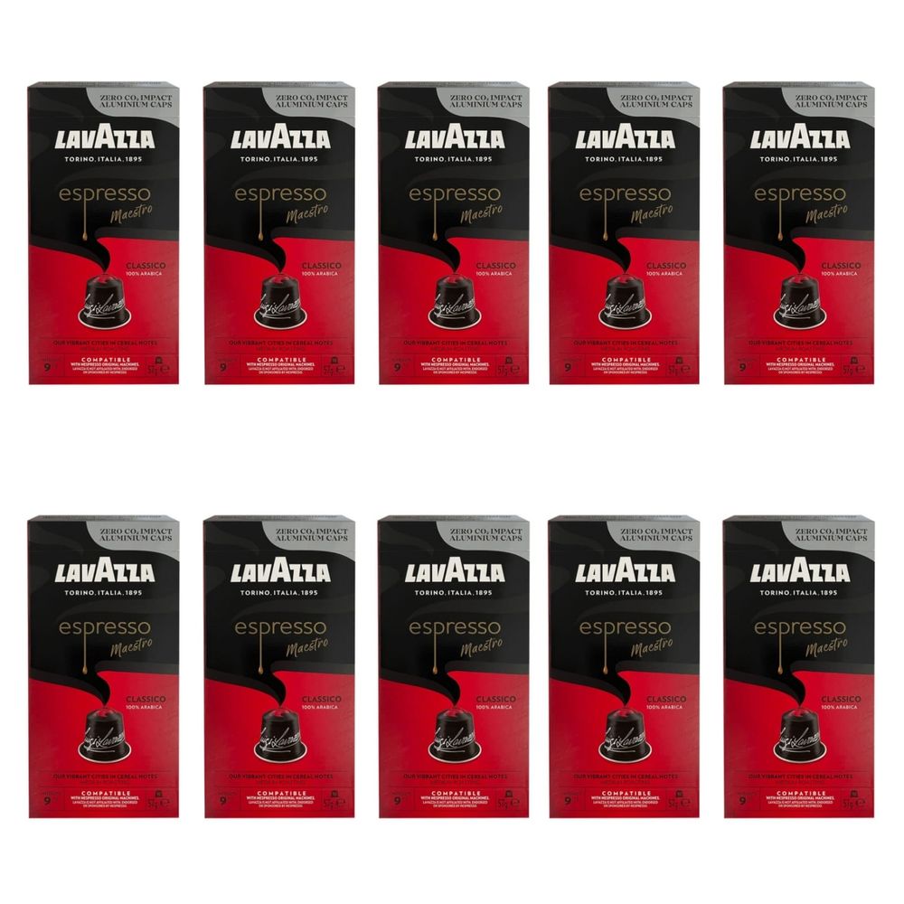Кофе в капсулах Nespresso Lavazza Classico 10 шт x 10 уп