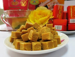 Халва натуральная из маша (бобы мунг) со вкусом семян лотоса, 300гр., MINH NGOC BANH DAU XANH HAT SEN, Вьетнам