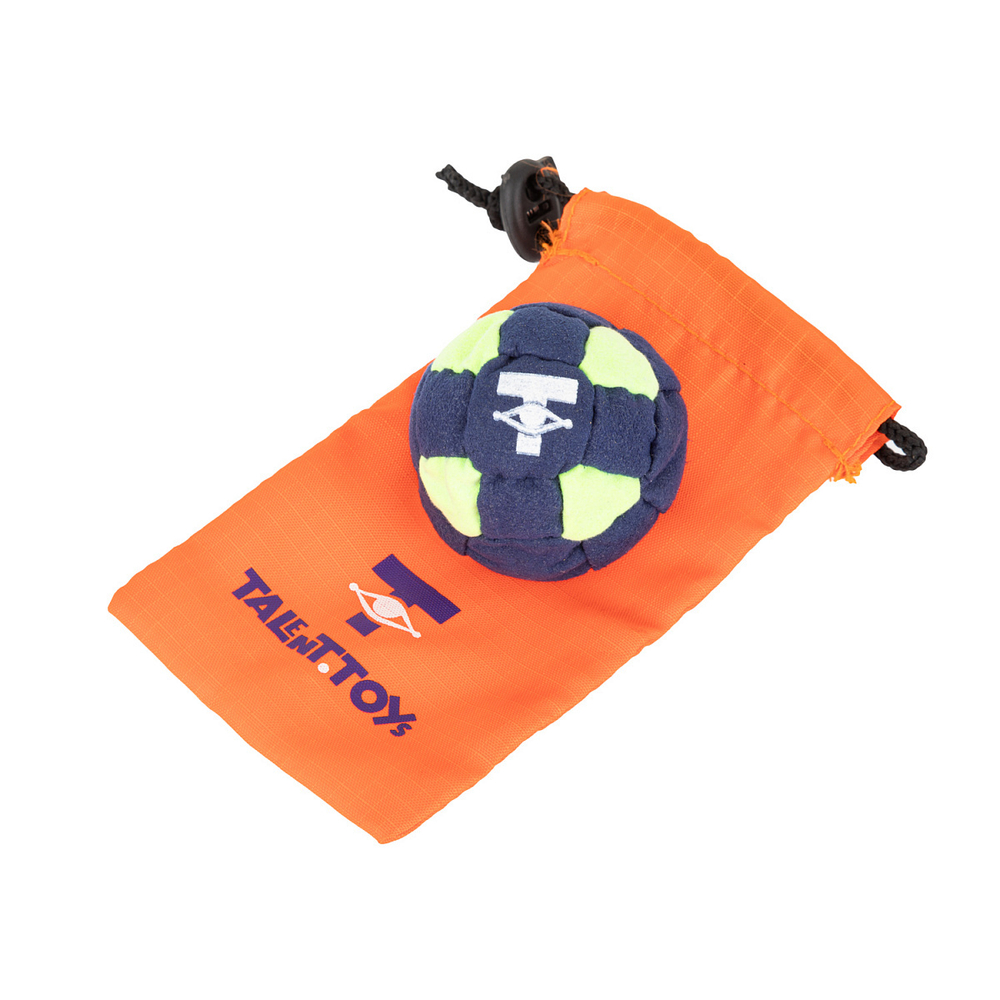 Мяч для футбэга Classic 55мм Синий лайм 26п