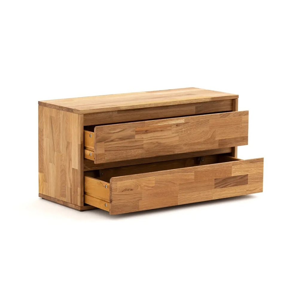 Комод, 70х28х35, Эдгар, для одежды, с ящиками, натуральный дуб, в прихожую, детскую, ванную комнату, Dipriz