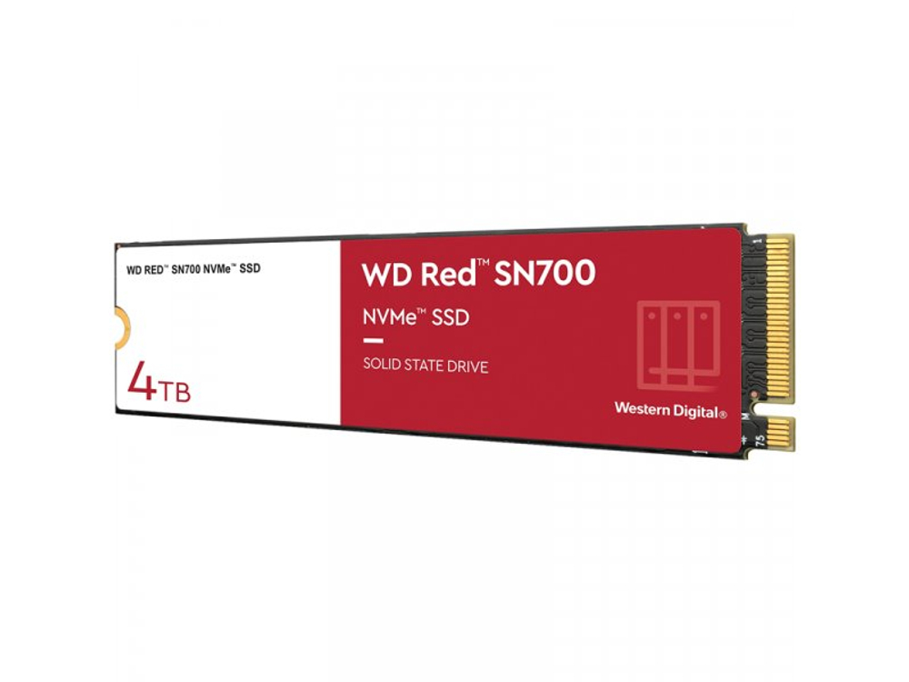 SSD накопитель Western Digital WD Red 4ТБ, M.2 2280, PCIe 3.0 x4, NVMe [WDS400T1R0C]