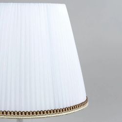 Citilux Линц CL402720 Настольная лампа патина с белым абажуром