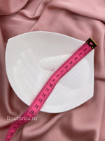 Чашки для бюстгальтера белые пуш-ап "Ладошки"