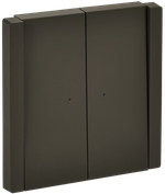 FORTE&PIANO Выключатель 2-клавишный с индикацией 10А FP306 серый IEK