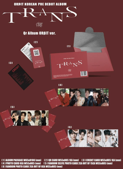 (ПРЕДЗАКАЗ) Альбом OR IT - TRANS KOREAN Pre DEBUT Album QR 2 Version SET