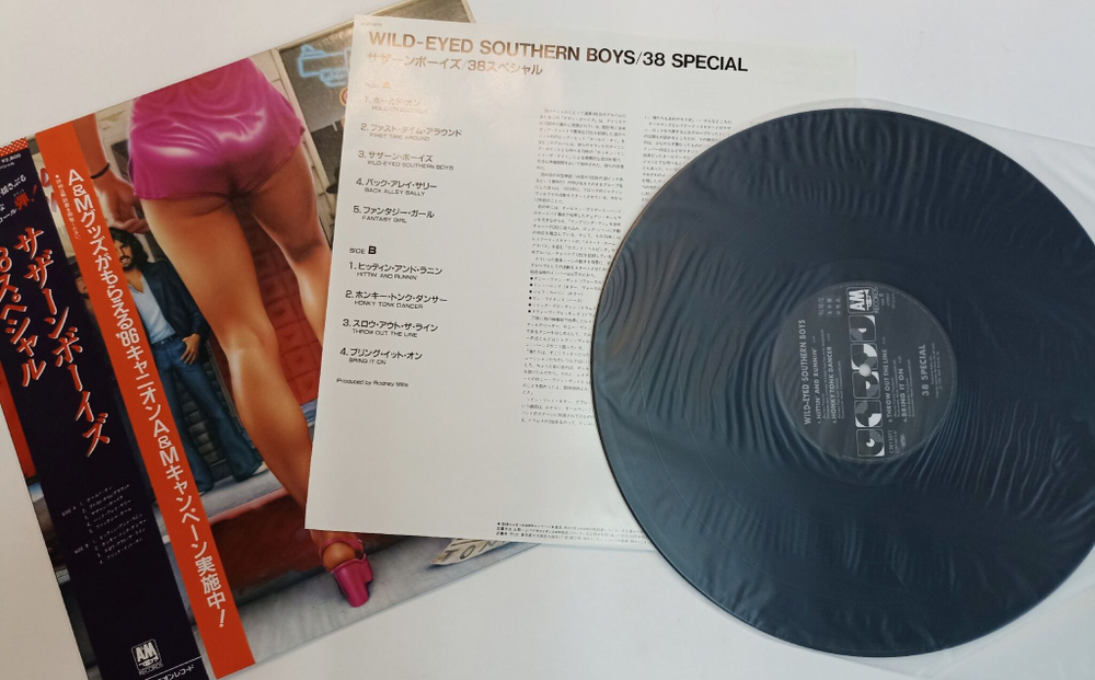 Винтажная виниловая пластинка LP 38 Special Wild Eyed Southern Boys (Japan 1986)