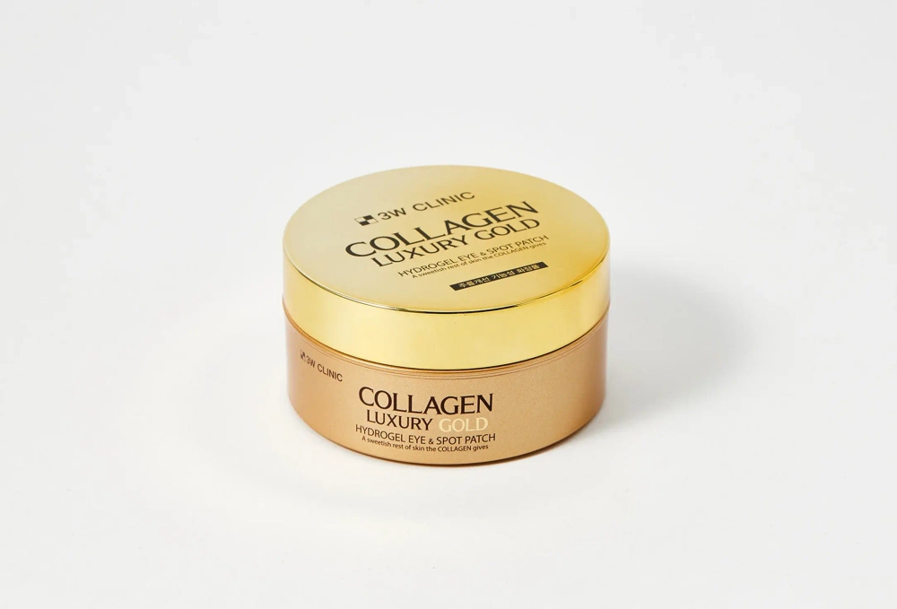 Гидрогелевые патчи с коллагеном и коллоидным золотом 60 шт COLLAGEN & GOLD 3W Clinic