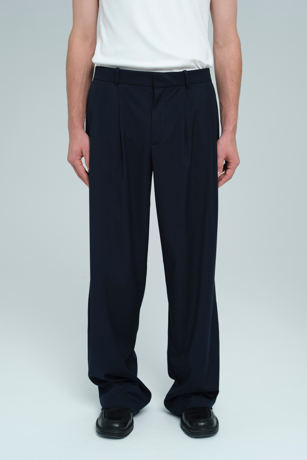 Брюки широкие | dark blue