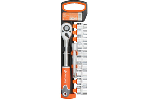 Набор головок с трещоткой 1/2" 72Т 12пр. (10-24мм, удлинитель 125мм) ATAO082 AIRLINE