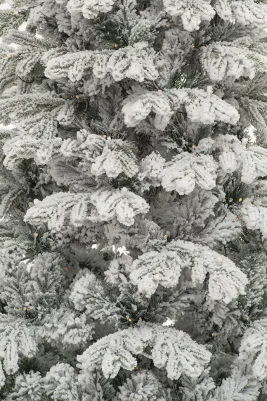 Искусственная елка Аляска заснеженная 150 см., литая хвоя+пвх, ЕлкиТорг (146150)