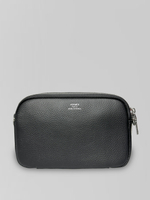 Сумка 2206 прямоугольной формы однотонная с ремешком в комплекте и логотипом посередине