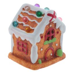 GAEM Фигурка декоративная с подсветкой "Домик пряничный" (LR44х2), L6 W5,5 H7,5 см