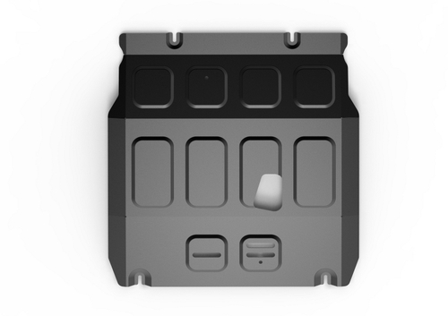 Защита картера Rival для Geely Okavango VX11 РКПП FWD 2021-н.в., сталь 1.5 мм, с крепежом, штампованная, 111.1941.1