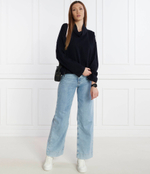 Хлопковый свитер Emporio Armani - темно-синий(H3NK2G C9926)