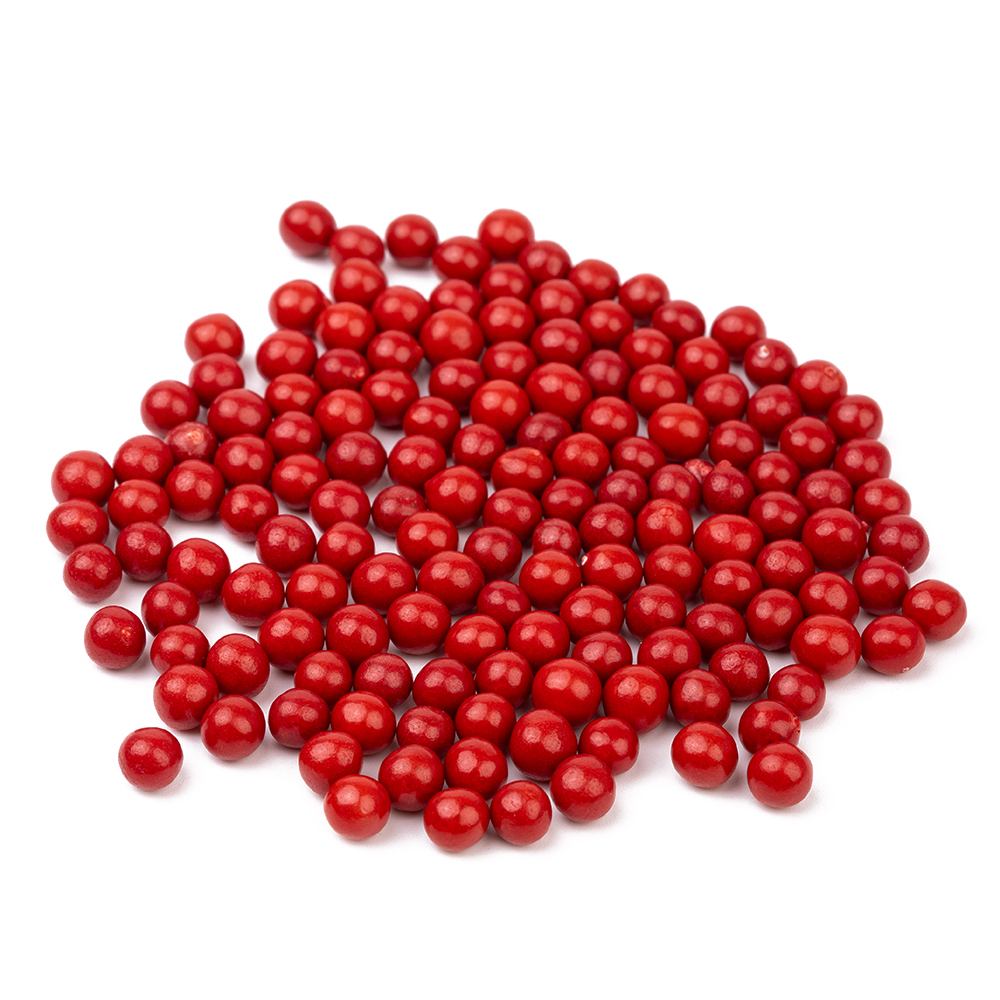 Посыпка Шарики 3 мм Sweet Dreams криспи Вишня, 50 гр