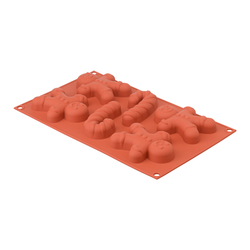 Форма для приготовления печенья Silikomart Ginderbread Man 33.6х18х2.4см силиконовая