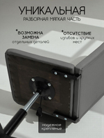 Кресло компьютерное офисное Massagecomplekt Ирис Лайт, на колесиках, экокожа, белое