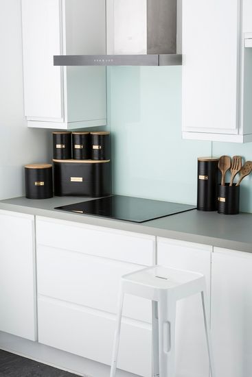 Емкость для хранения кофе otto черная 1,4 л