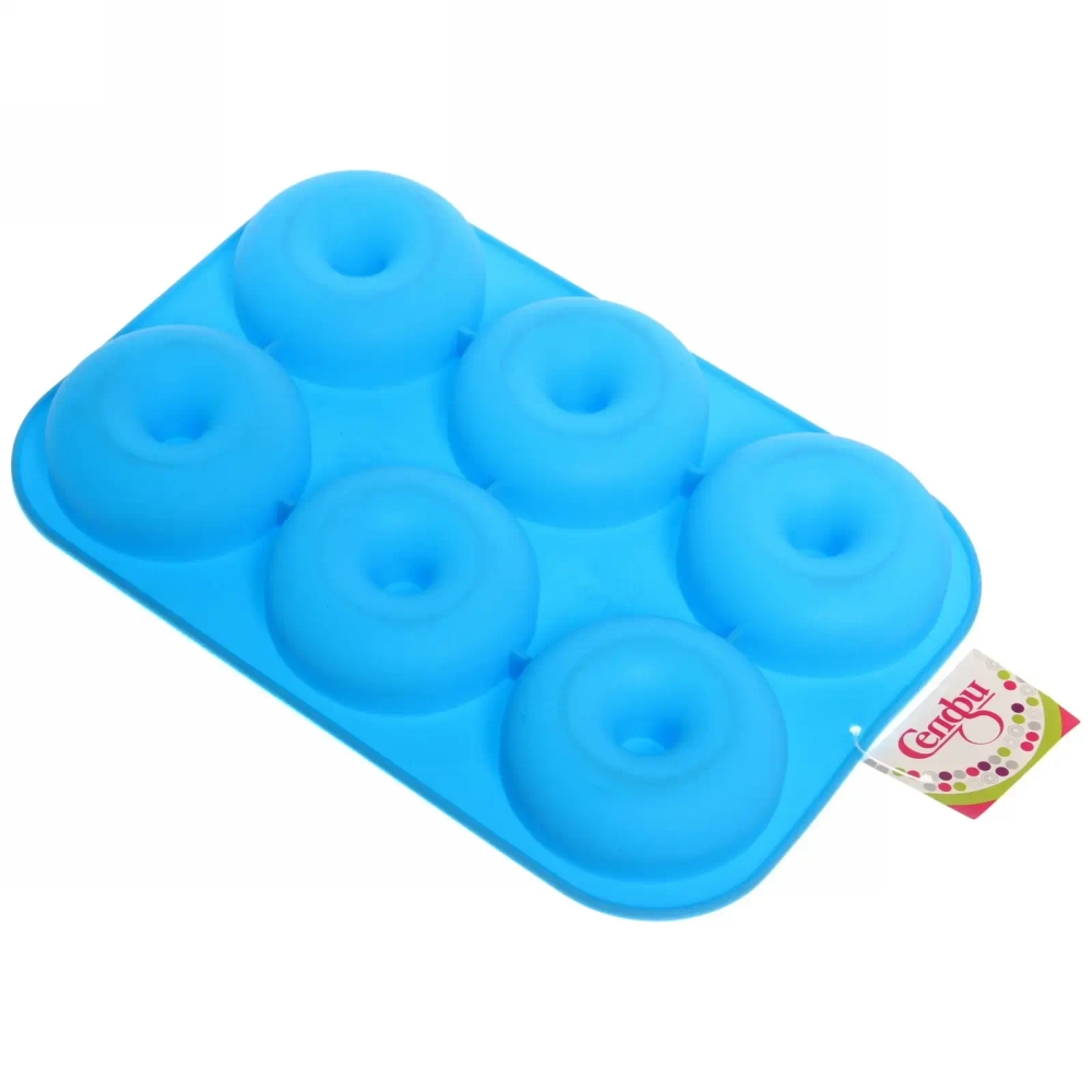 Форма силиконовая «Пончики» 6 ячеек 28*19*3 см