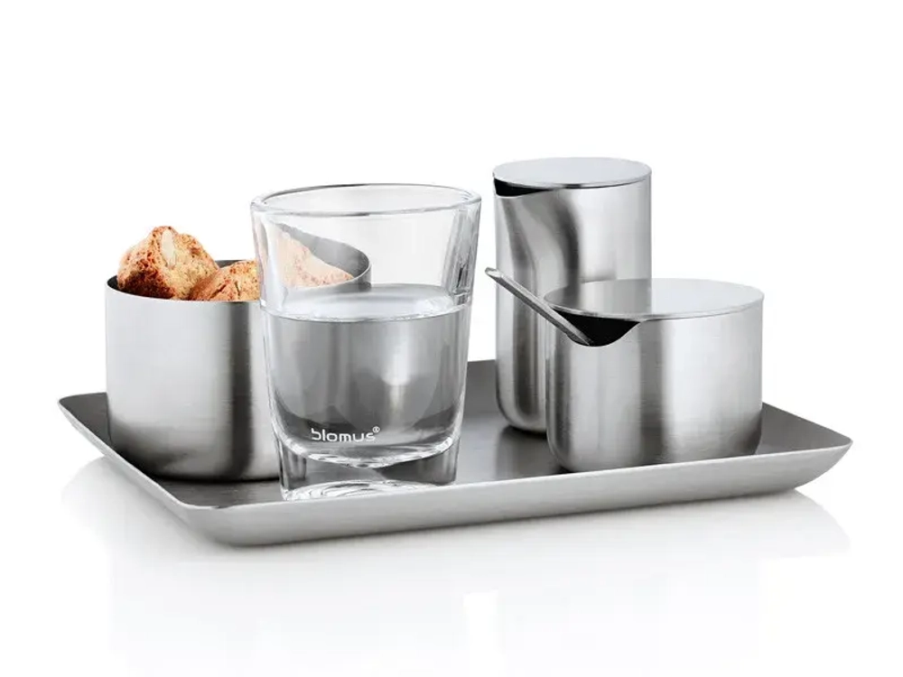 Blomus Основной сливочник 120 мл со стальной крышкой