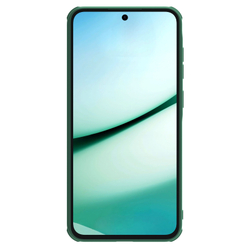Чехол зеленого цвета (Dark Green) с защитной шторкой для камеры от Nillkin на Samsung Galaxy A36 5G, серия CamShield Pro Case