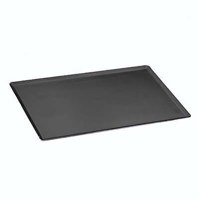 Противень «Экзал»;алюмин.;,H=10,L=530,B=325мм;металлич.,черный (Цвет: серебристый)