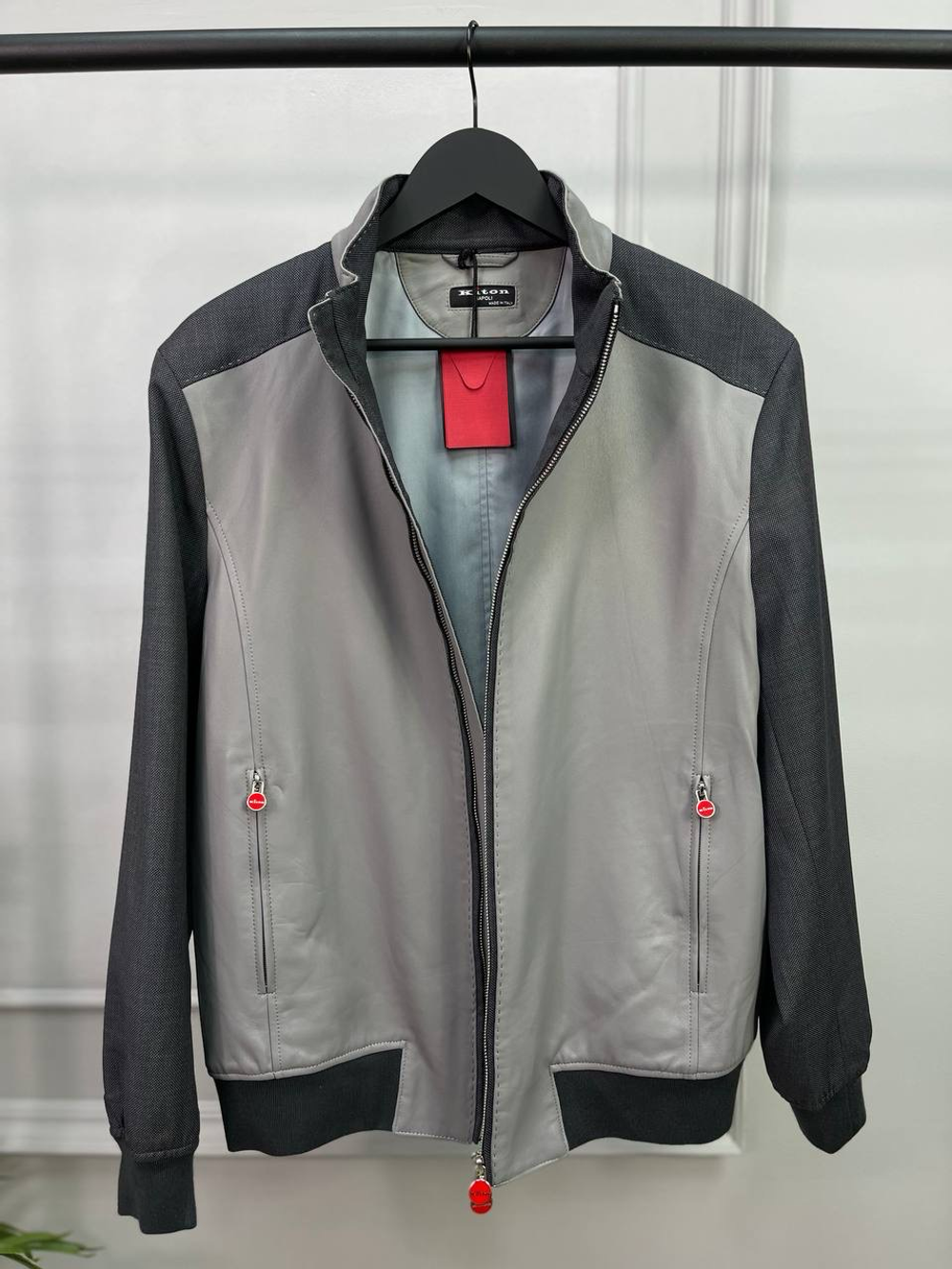 Комбинированная куртка  Kiton