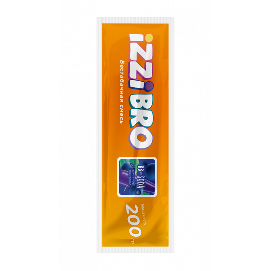 Бестабачная смесь IZZIBRO с ароматом Черничная газировка (BB-Soda), 200 гр