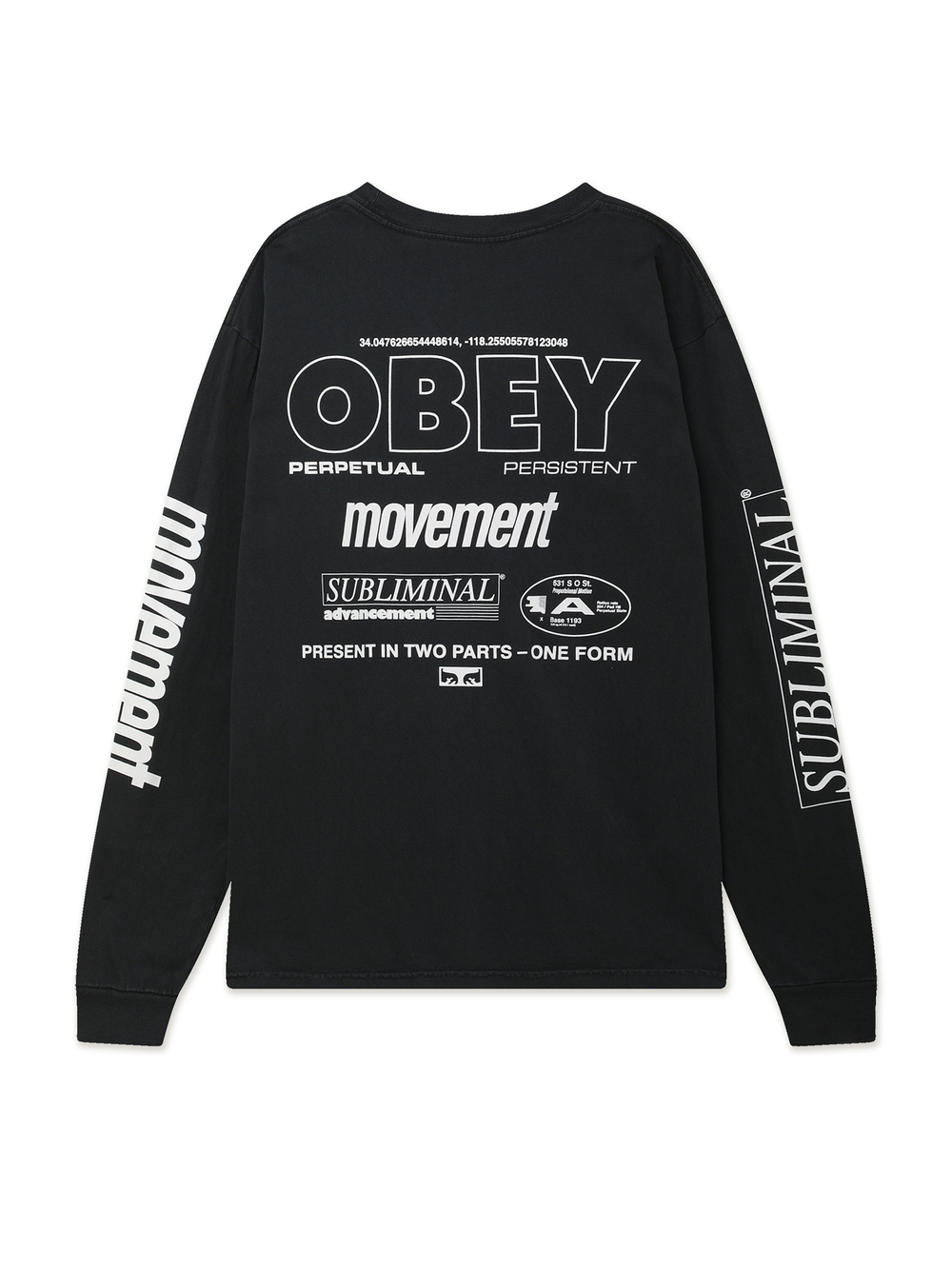 Мужской Лонгслив Obey Persistent Movement