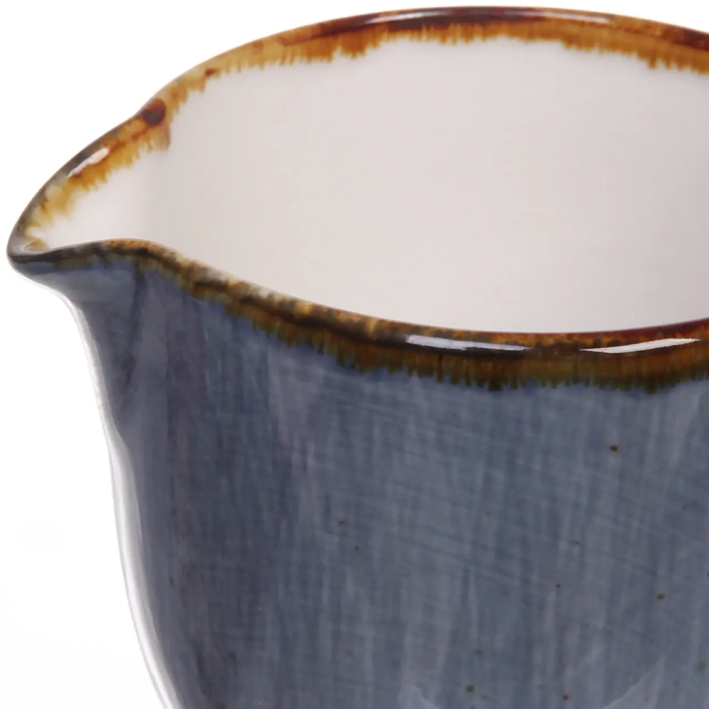 Молочник керамический 350мл «Corsica blue» 12,5*8,4см